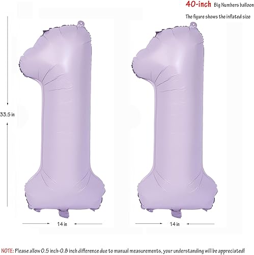 Vista 345 de 40" Macaron purple Number Balloons Helium Foil Mylar Balloon Birthday Party banquet Decoration 9