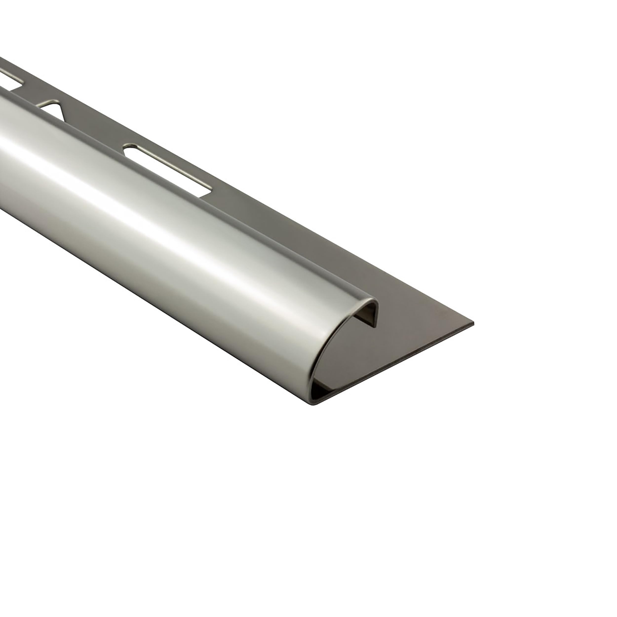 5x Viertelkreis Edelstahlschiene Fliesenschiene Fliesenprofil Edelstahl V2A 12,5m 10mm glänzend