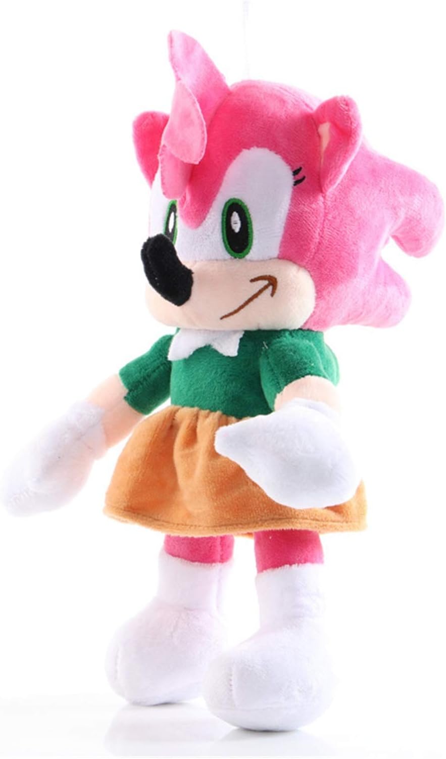 Plush toys New funny 28cm Sonic plush toy Amy rose sonic-shadow-silver the hedgehog Tails Knuckles the echidna soft (Color : Amy Rose)