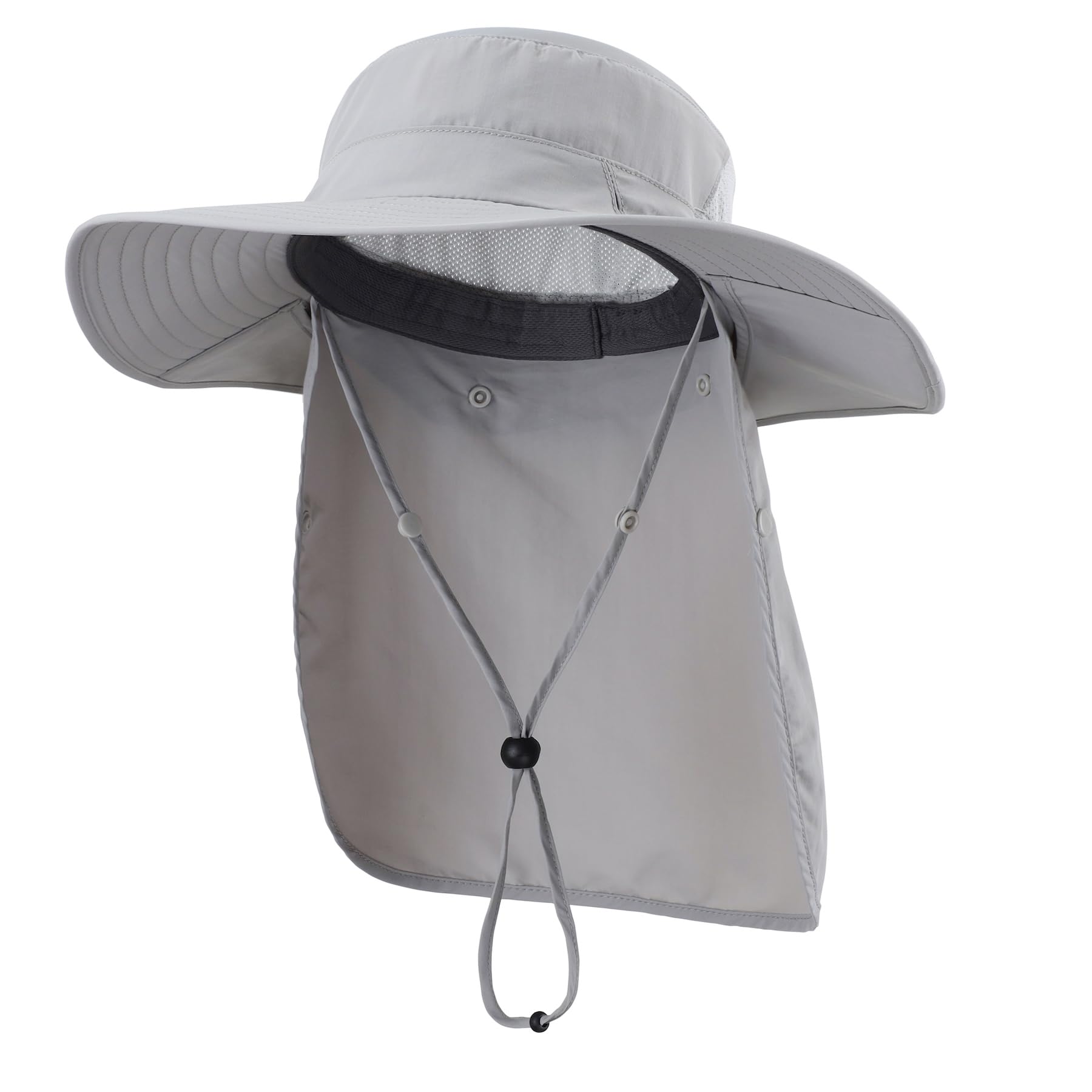 Home Prefer UPF 50+ Wide Brim Sun Hats with Neck Flap Sun Protection Hat for Men Women Gardening Fishing Summer Bucket Hat