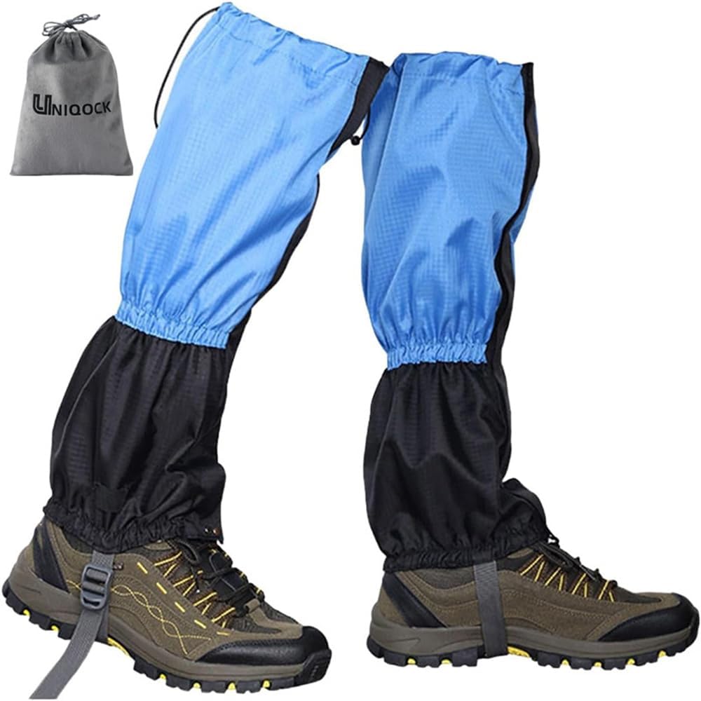 Gaiters for Hiking – Waterproof and Breathable Leg Gaiters for Women and Men Boots, Adjustable Lightweight Shoes Gaiters for Hunting, Hiking, Mountaineering, Snow Gaiters for Hiking Boots