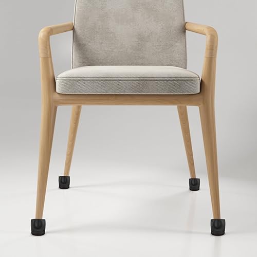 Miniatura 4 de Angoily Fundas para patas de silla, 10 unidades, tapones para ruedas de cama, tapones de rueda para muebles rodantes, protector de piso de madera