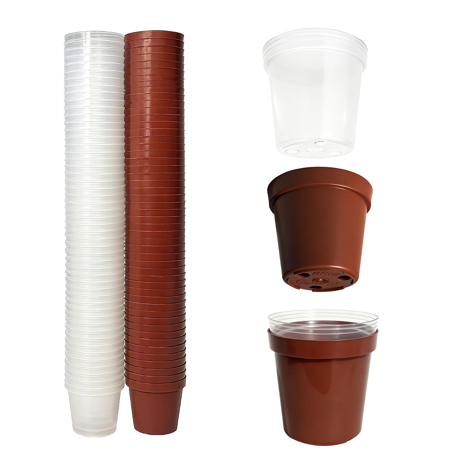 Gyfofix 100 Pack Nursery Pots