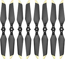 HeiyRC 8 hélices de baixo ruído para drone DJI Mavic Pro/Mavic Pro Platinum, 8331 hélices de substituição dobráveis de liberação rápida, 4 CCW + 4 CW