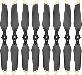 HeiyRC 8 hélices de baixo ruído para drone DJI Mavic Pro/Mavic Pro Platinum, 8331 hélices de substituição dobráveis de liberação rápida, 4 CCW + 4 CW