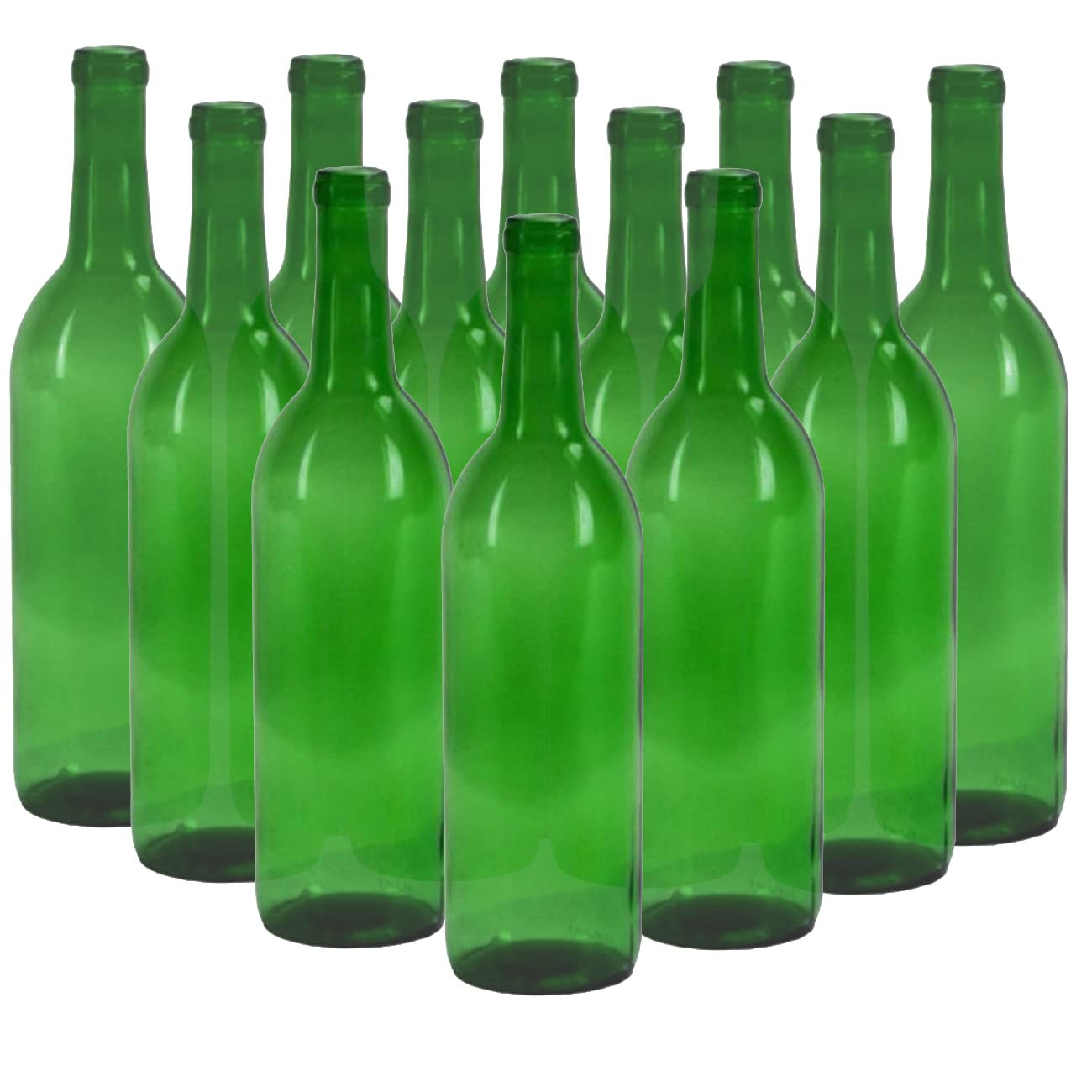 FastRack Wine Making Bottle Bundle (12 Cobalt Blue + 12 Green) | 24 Bottles