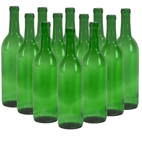 Miniatura 3 de FastRack Paquete de botellas para hacer vino (12 azul cobalto + 12 verdes)  24 botellas