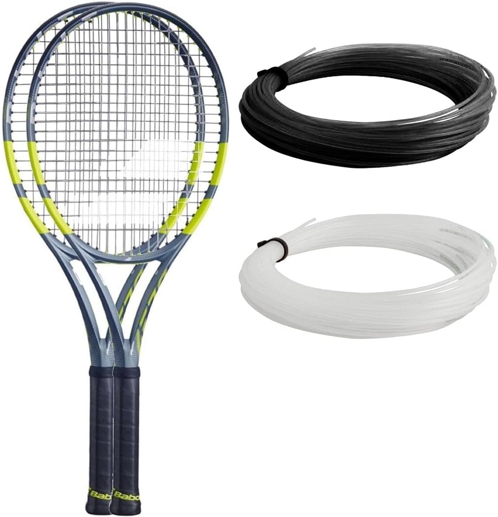 Babolat Pure Aero 98 x2 Tennis Racquet - 9th Gen - Strung with 16g Babolat Syn Gut at Mid-Range Tension