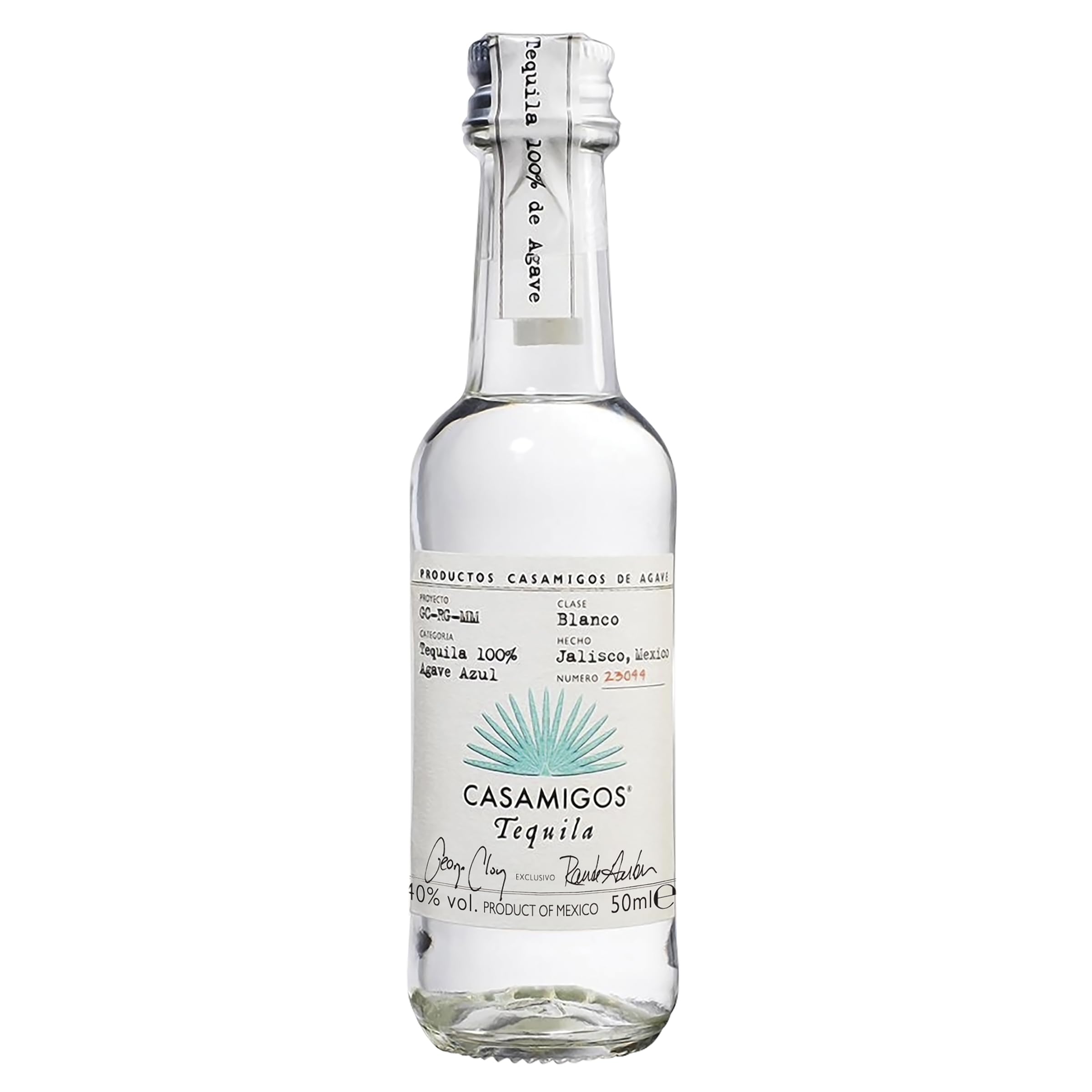 Casamigos Blanco Tequila | 40% vol | 12 x5cl Multipack | Ideal for Margaritas | Hints of Citrus |Vanilla & Sweet Agave | Crisp & Clean | Tequila Blanco | Made from Hand-Selected