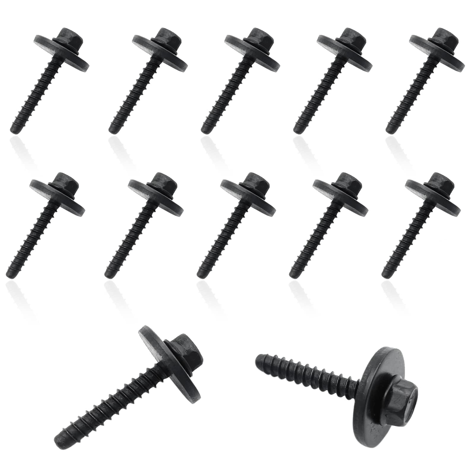 10pcs Fender Wheelhouse CD Console Bolt Screw Compatible with GM, Chevrolet, Camaro, Colorado,Cadillac, Buick,Cruze, BMW 11570498