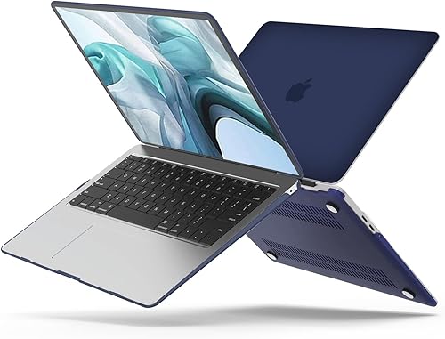 Miniatura 139 de B BELK Funda compatible con MacBook Air de 13 pulgadas 2022 2021 2020 2019 2018 M1 A2337 A2179 A1932 Touch ID, carcasa rígida de plástico para Verde