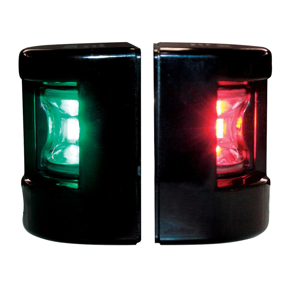 Lalizas FOS LED 112.5 Degree Port & Starboard Light Side Mount with Black Housing, 12