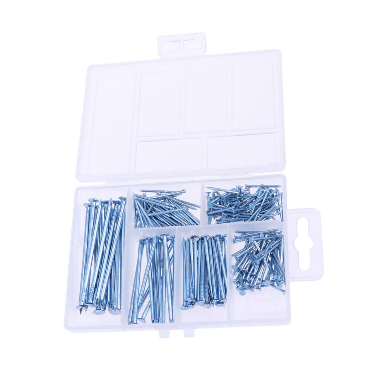 HOMOCONO Vintage Nails for Upholstery 240 Pcs Assorted Round Iron Nails Kit for Diy
