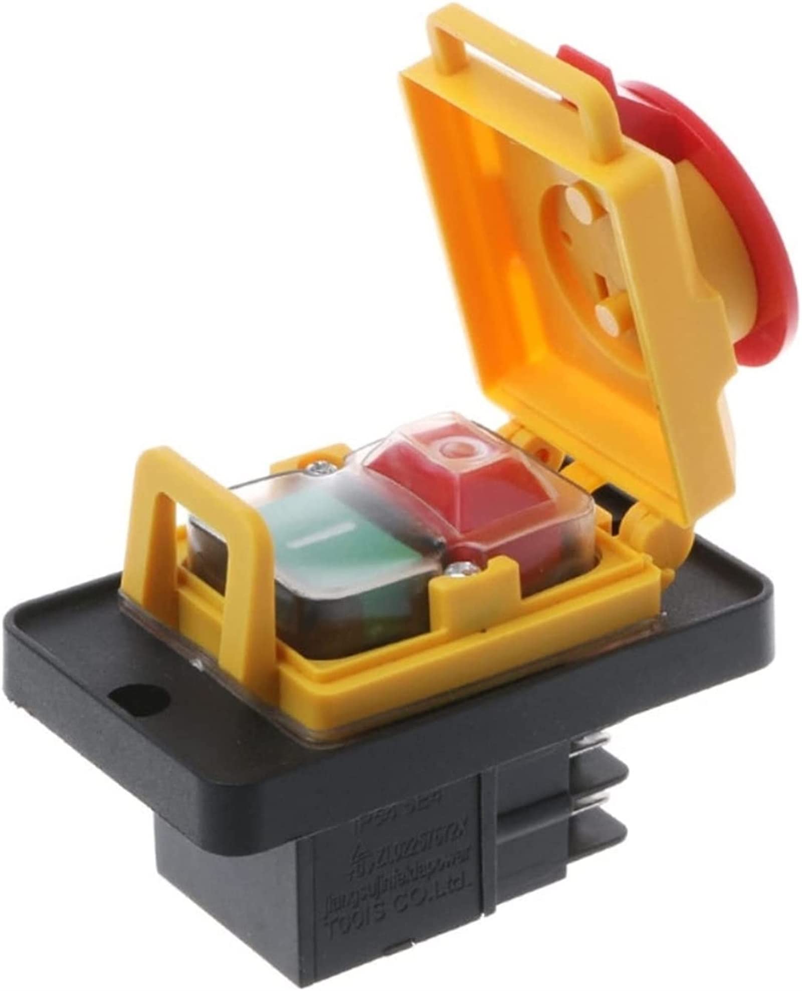 Bouton interrupteur électromagnétique KJD12 NVR 4 broches pour machines de woodshop