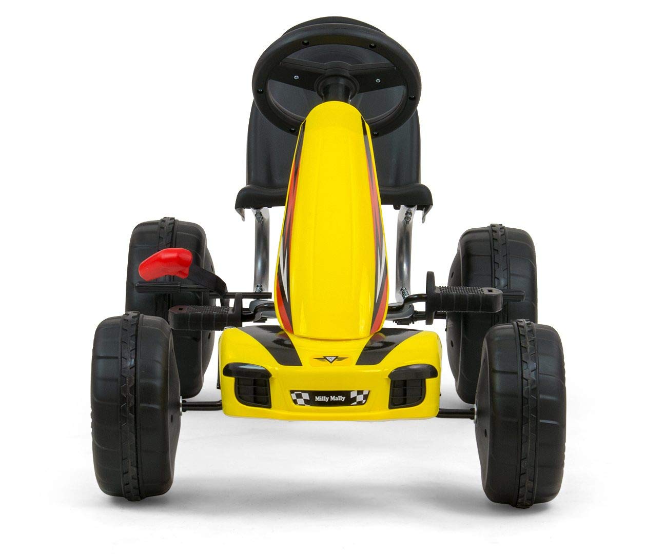Milly Mally Pedal de Cart tobogán Viper, Blanco, 5901761125856