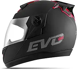 CAPACETE FECHADO PRO TORK EVOLUTION 788 G8 EVO SOLID FOSCO PRETO TAM. 60