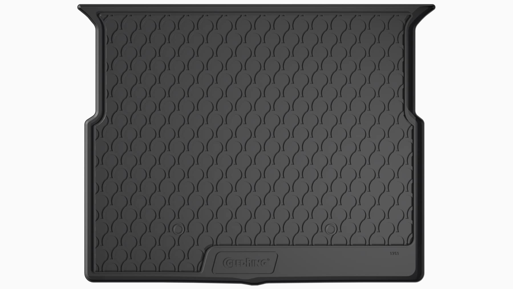 Gledring Tapis de Coffre Rubbasol (Caoutchouc) sur Mesure | compatible avec Citroën C4 Picasso 2013- & C4 Spacetourer 2018- (Sol en bas)