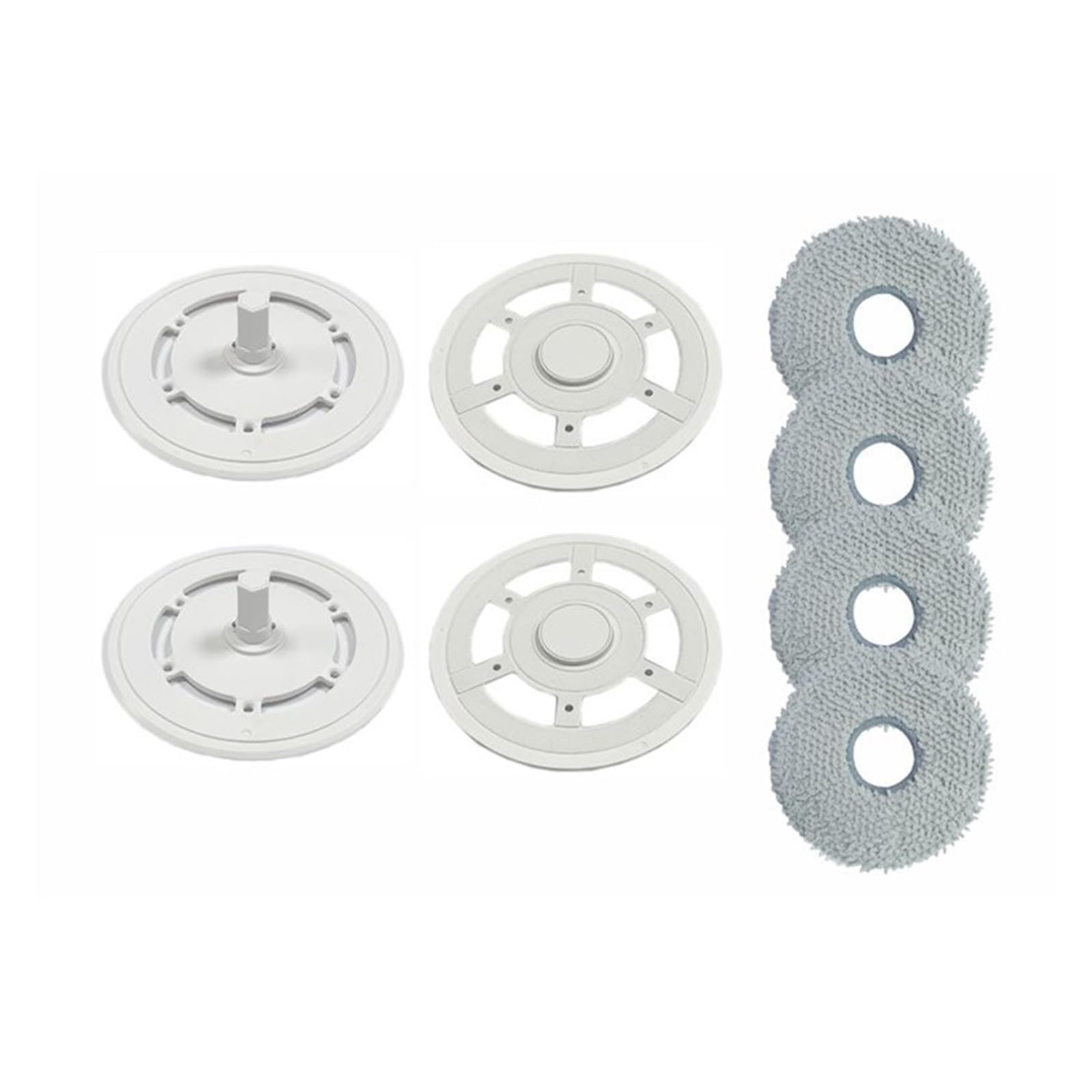Support de chiffons de nettoyage et disques de guidage pour aspirateur Ecovacs X2 et X2e