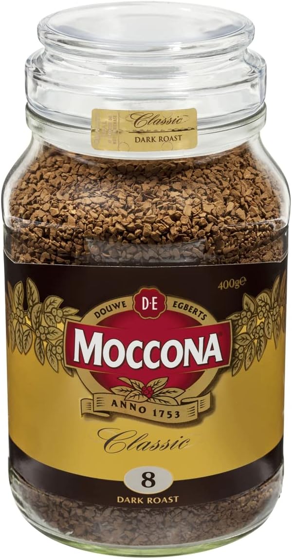 Moccona Dark Roast Freeze Dried Coffee 400gm x 6