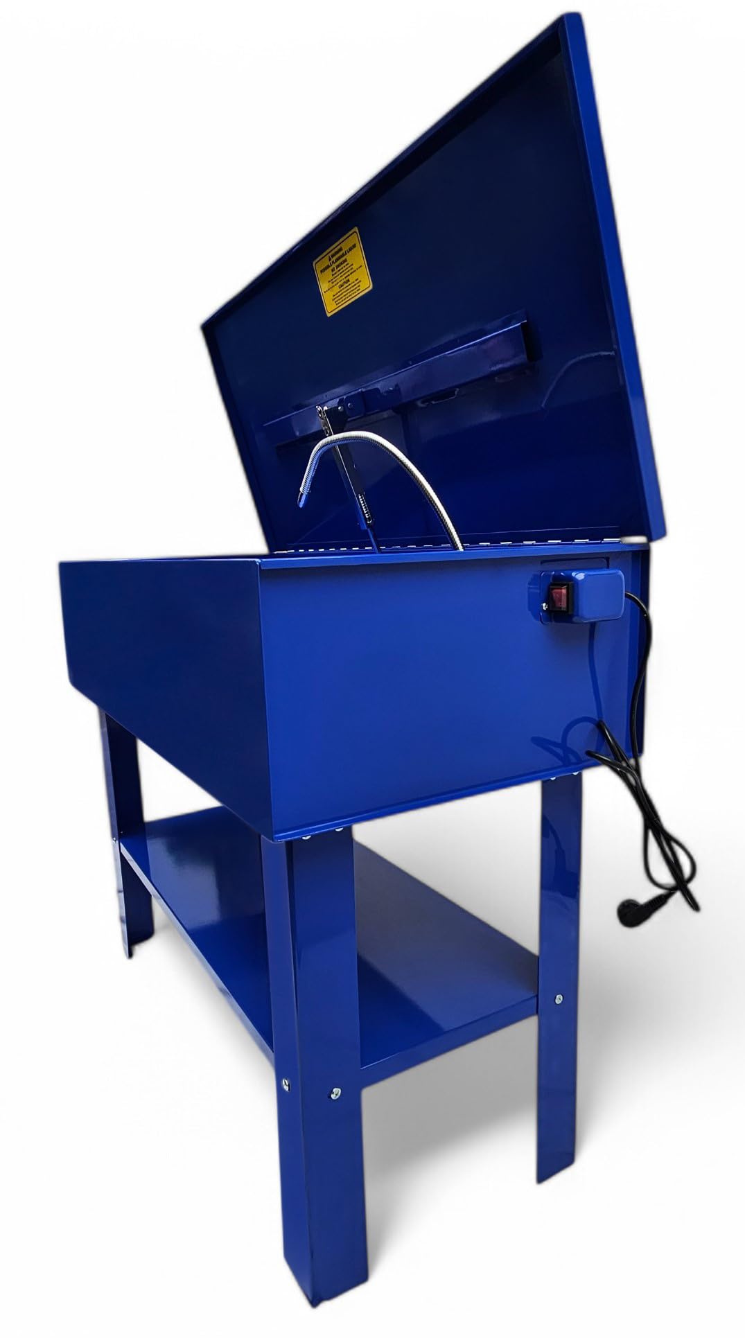 Teilewaschtisch 150L mit 230V Pumpe, mobil, für Werkstatt & Industrie