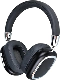 LearnLyrics - Auriculares inalámbricos con micrófono integrado, para viajes, oficina, correr, entrenamiento y juegos y uso femenino