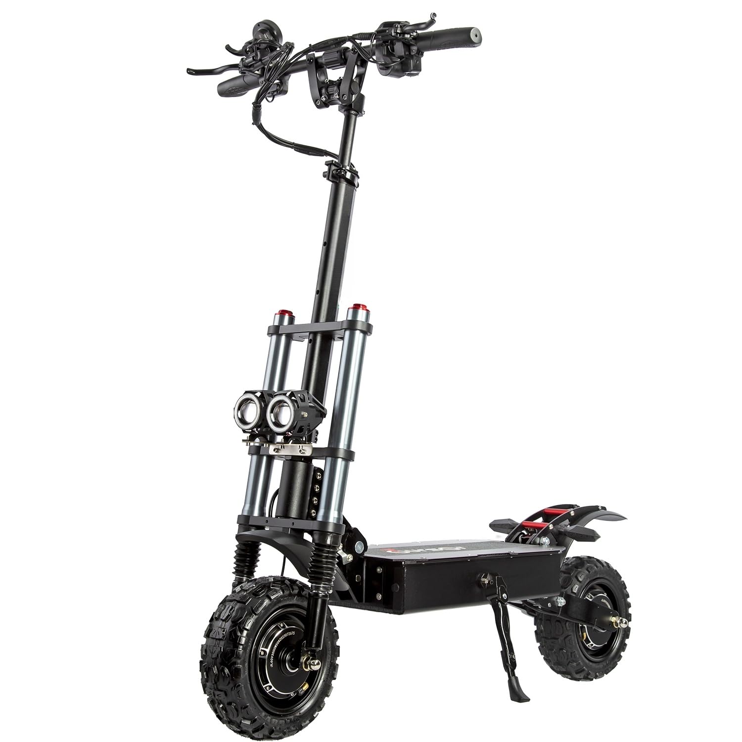 Foldable Electric Scooter for Adults 6000W 50MPH 11-Inch Off-Road Tires with 60V 35Ah Battery Dual Motor Scooters for