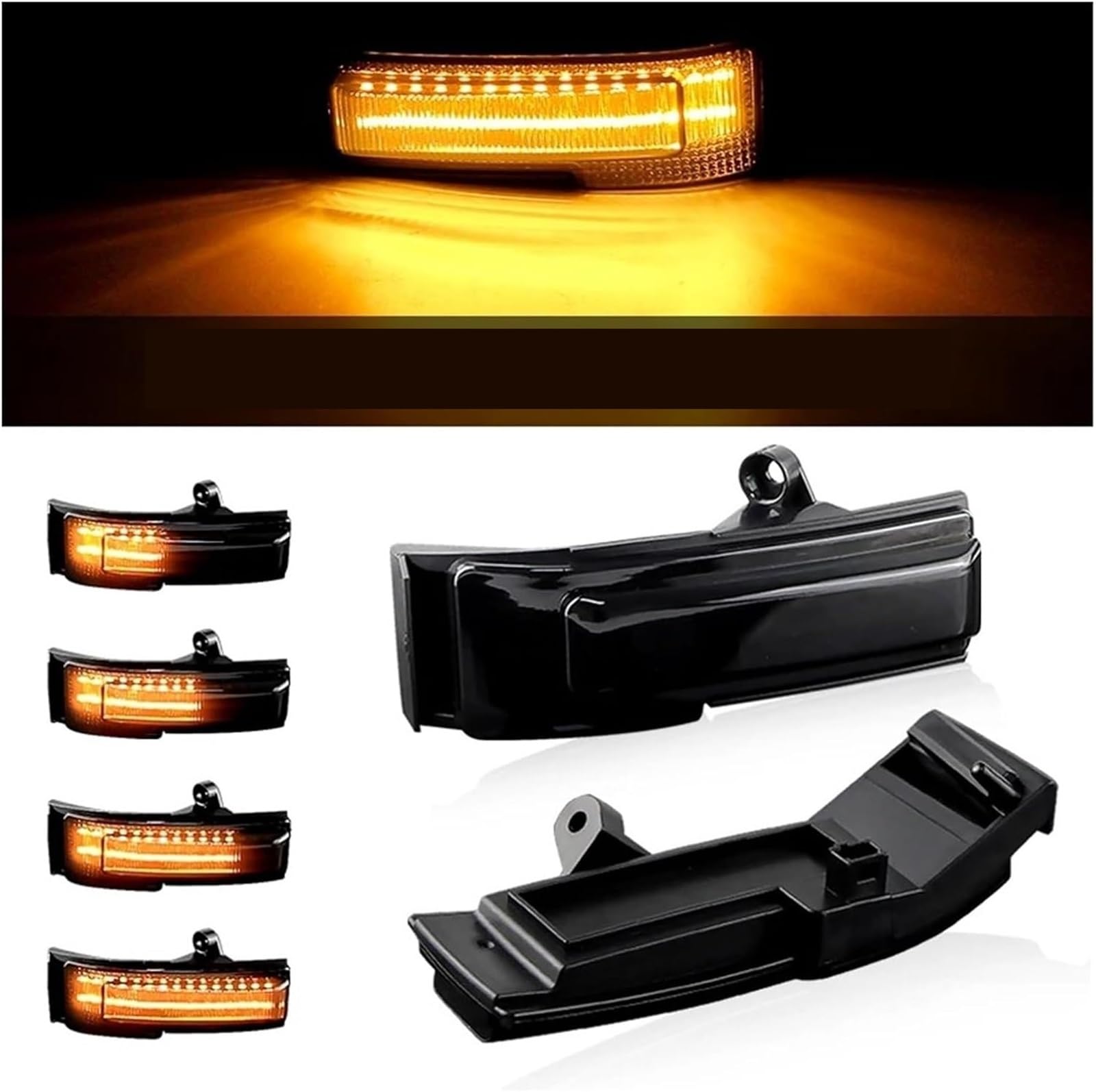 Repetidor indicador espejo retrovisor coche Luz indicadora del espejo lateral para F150 2015 2016 2017 2018 2019 2020