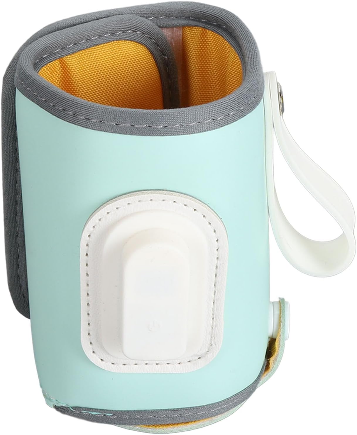 USB Milk Heat Guard, Bottle Warmer Bag, Milk Warmer, Temperature Control, Real Time Display, Portable Bottle Warmer (Green)