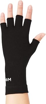 D&M Palm Support, Volleyball, Palm, Finger, Palm Supporter, Black, Ambidextrous Left/Right, One Size Fits Most, 1 Piece, Made in Japan, 325 Wrist, Shock, Abrasion Resistant, Graduated Compression