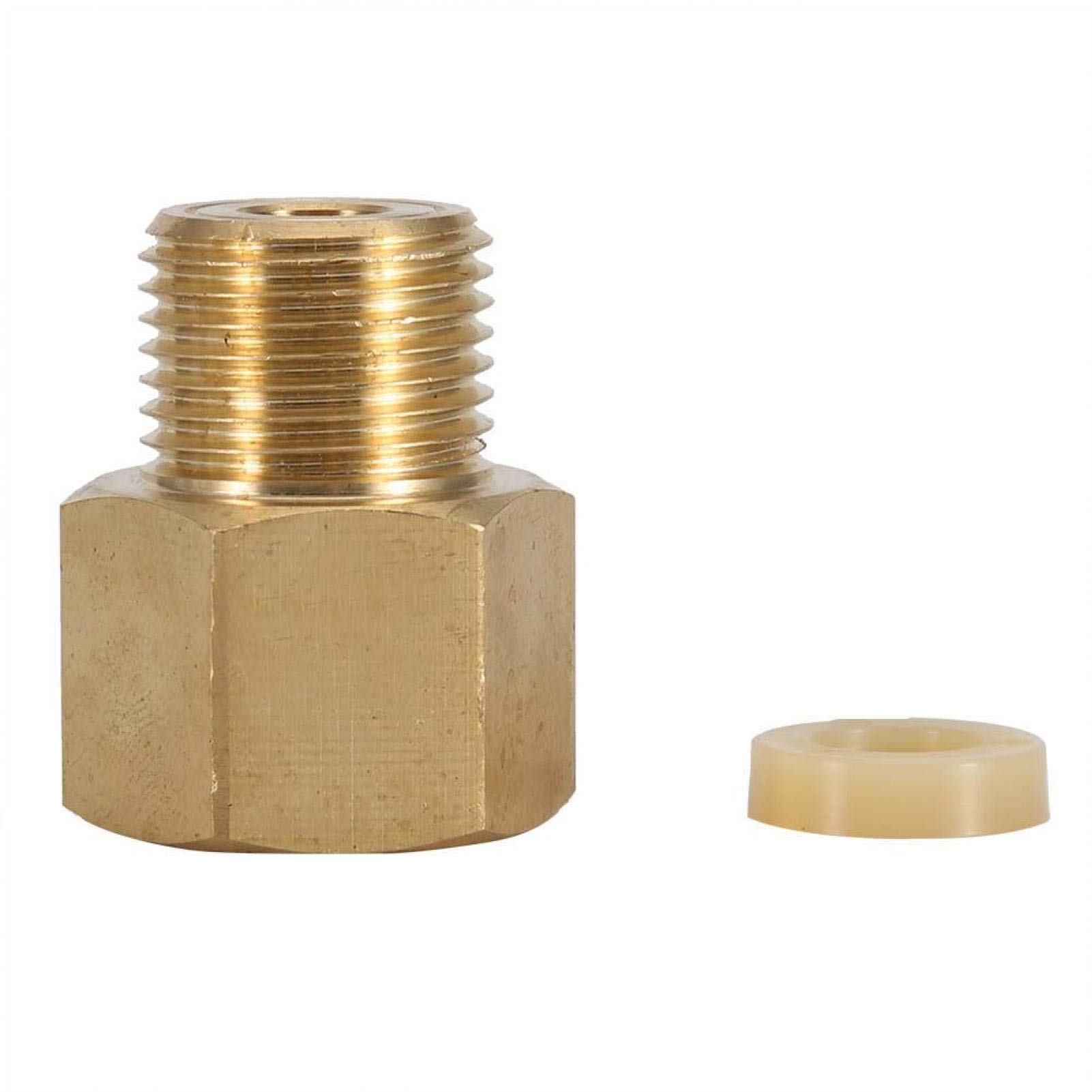 Goshyda Convert Cga320 To W21.8 Stable Brass W21.8 Cga320/Cga320 Convert W21.8 Convert Co2 Tank Adapter, Co2 Adapter, Home(Convert Cga320 To W21.8)