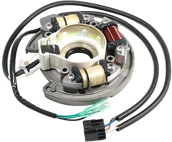 Stator Coil 66T-85560-00 66T-85560-01 Stator Coil for Yamaha 40hp Outboard Motor for Yamaha 40hp 40X E40X for Yamaha 40X MW/T HS/L for Yamaha E40X MW/T HS/L MHL Stator for Yamaha Stator Assembly