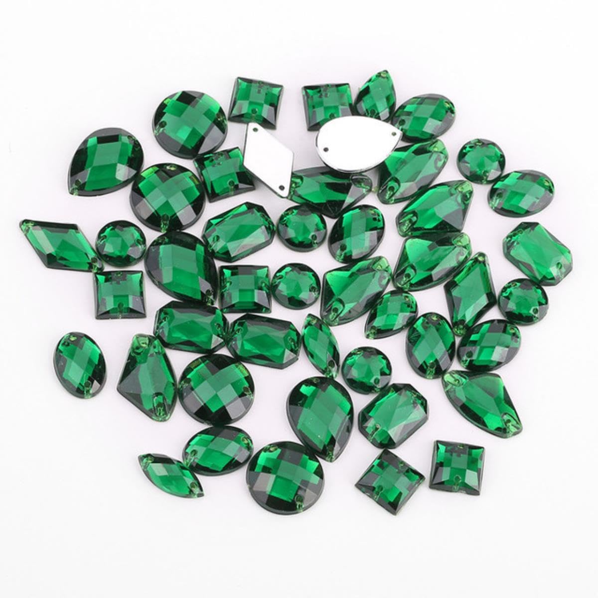 Cristal acrylique coudre sur strass émeraude pour sublimer vos robes