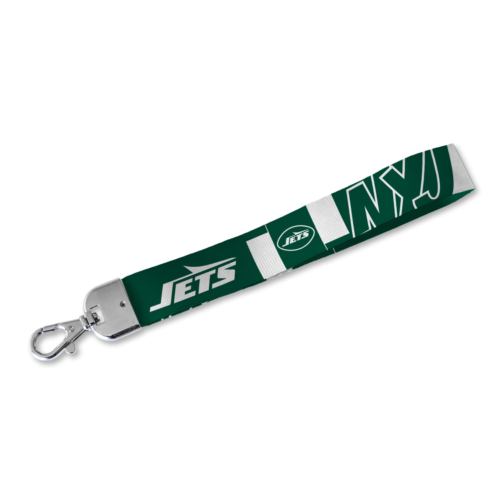 Rico Industries NFL Football Standard Wrist Lanyard Key Chain, Cute Wristlet Strap Holder for Car Keys ID Badges Card Wallet