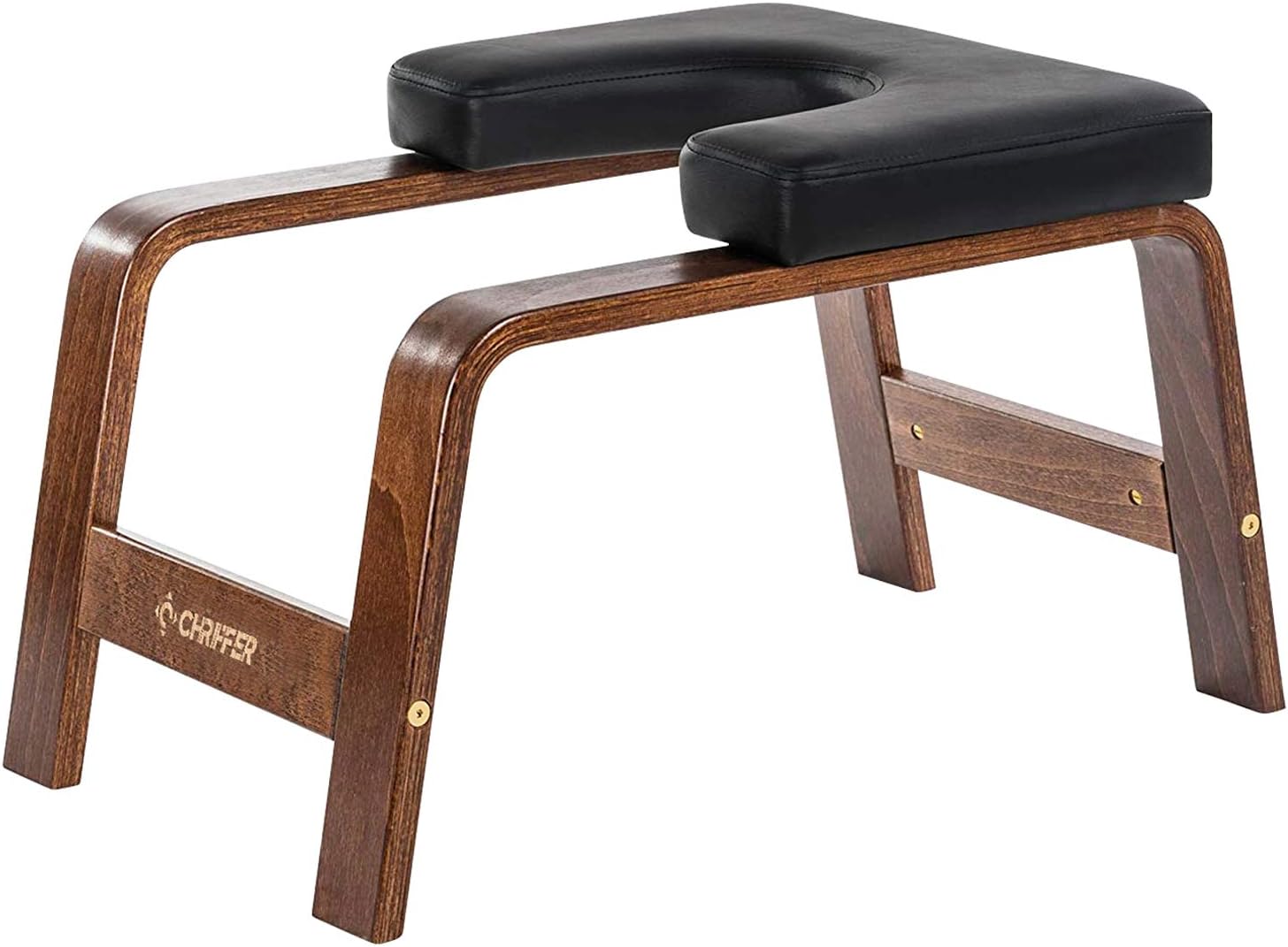 Yoga Headstand Bench Turn Your Yoga Upside Down, Inversion Chair Trainer Safely & Easily - Black
