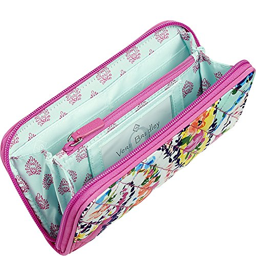 Vera Bradley Women's RFID Georgia Wallet Geo Medallions Wallets2
