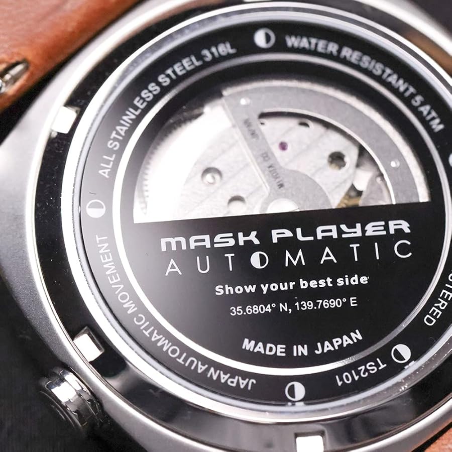 [タックス] 自動巻き腕時計 TS2101B メンズ ブラウン TS2101B（MASK PLAYER AUTOMATIC） | COLLECTION | TACS