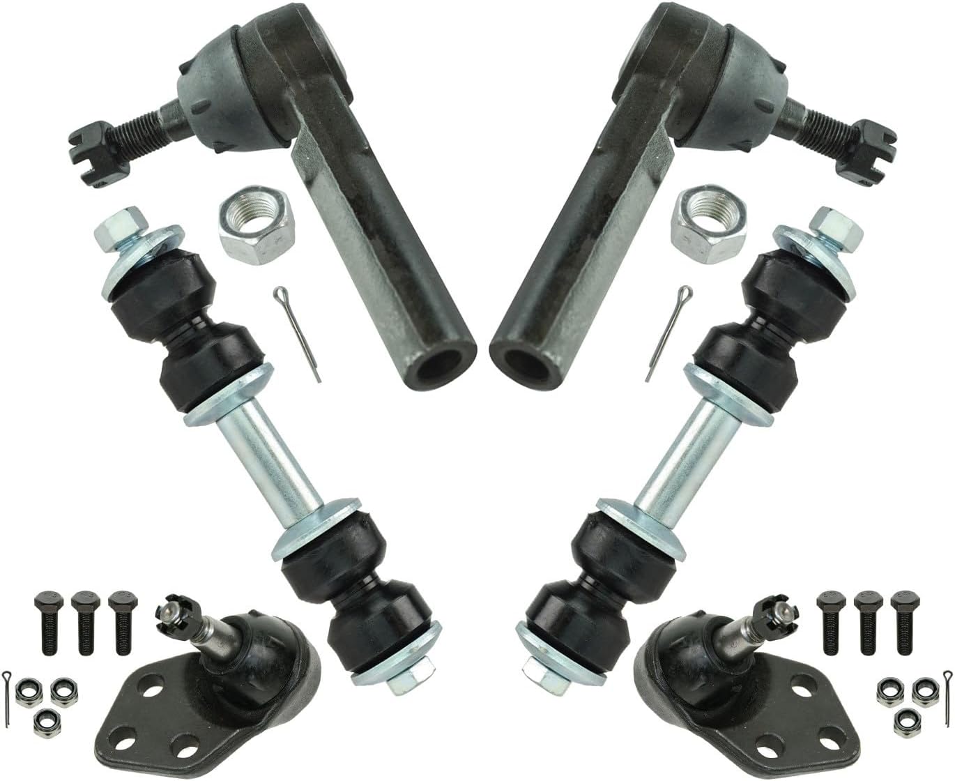 TRQ Front Steering & Suspension Kit Compatible with 85-96 98 87-99 Bonneville 86-91 Delta 88 85-93 DeVille 85-90 Electra 85-92 Fleetwood 91-99 LeSabre 96-99 LSS 91-96 Park Avenue 97-98 Regency