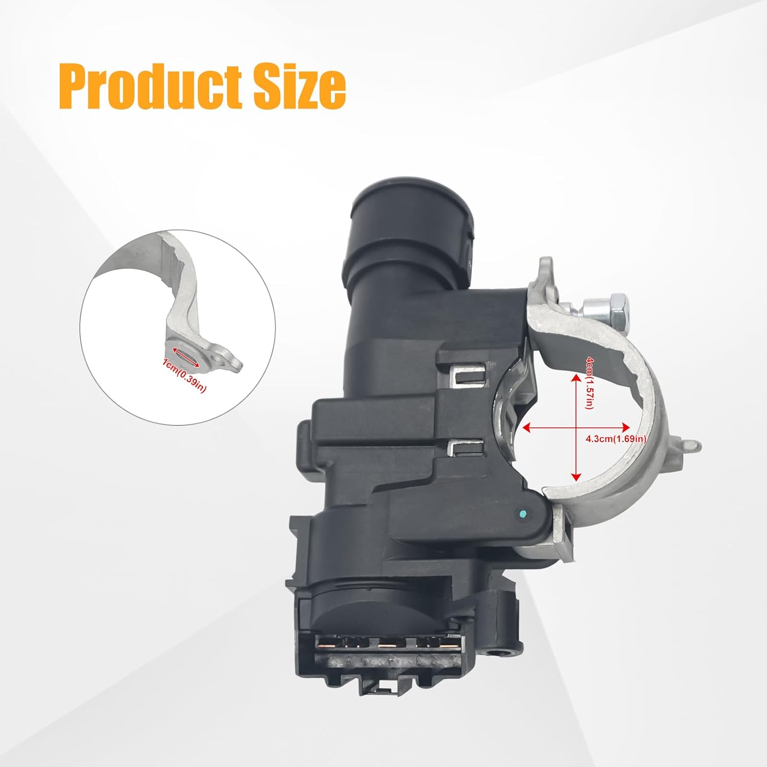 989-019 9L8Z3511A 9L8Z-3511-A Ignition Lock Housing Fits Ford Escape 2008-2012, Focus 2008-2011, Mazda Tribute 2008-2011, Mercury Mariner 2008-2010, ZZDB66160 W302562-S300 with Anti-theft Bolt