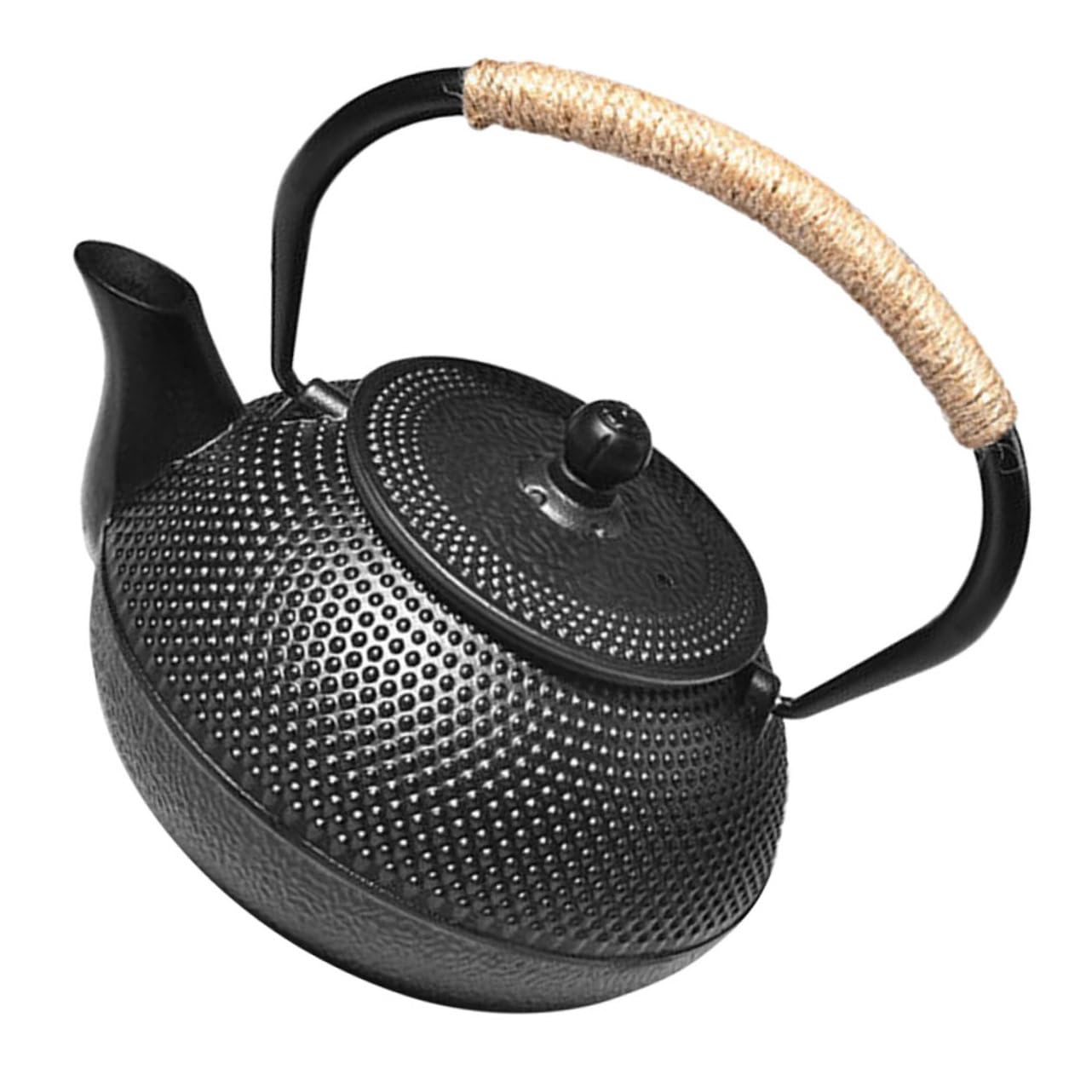 PRETYZOOM Tetera de Hierro Fundido Clásica de 900ml Infusor para Hojas Sueltas, Diseño Vintage Japonés, Fácil de Limpiar y Portátil para Hogares y Oficinas