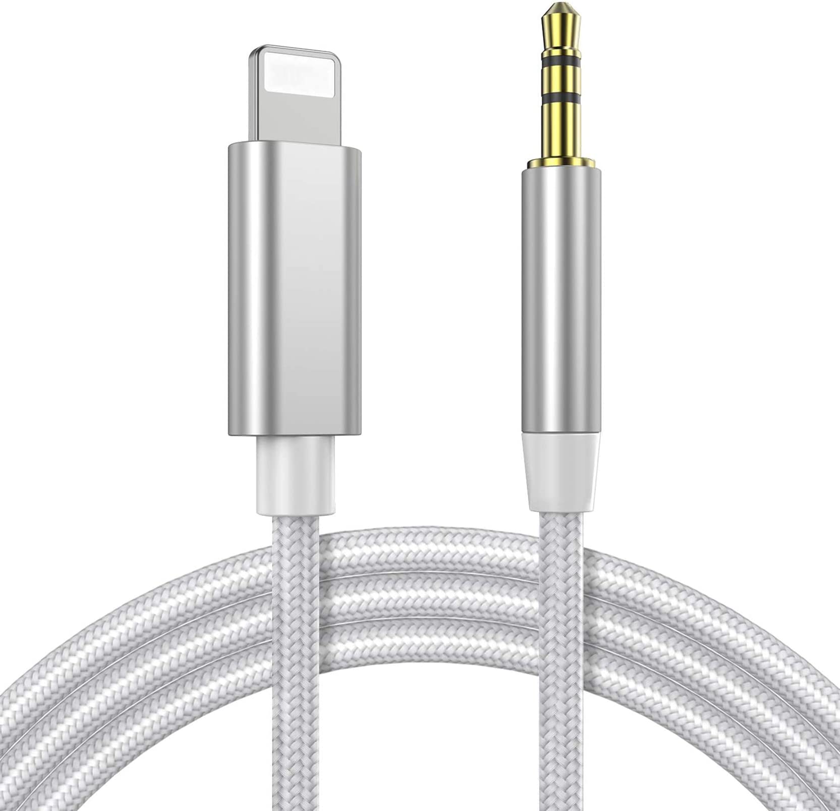 LUIRSAY Auto AUX Kabel Für IPhone - MFi Zertifiziert 1m Schwarz