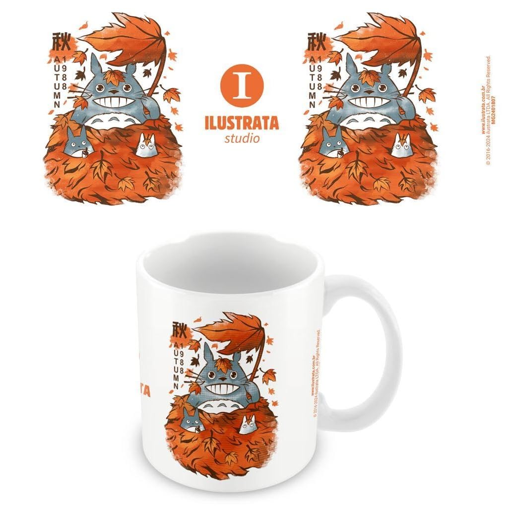 Pyramid International Ilustrata (My Neighbour Autumn) White Mug - 10Oz / 315Ml Ceramic Mug - One Size