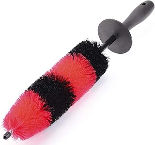 Fitosy Wheel Rim Brush, Soft Bristle Long Master Car Wheel Brush Easy Reach Rim Tire Detailing Brush Car Washing Brush for...