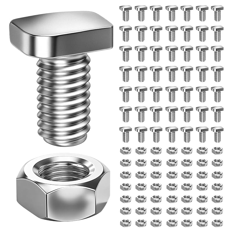 Greenhouse Nutsand Bolts 50 Sets Aluminum Greenhouse Bolts and Nuts