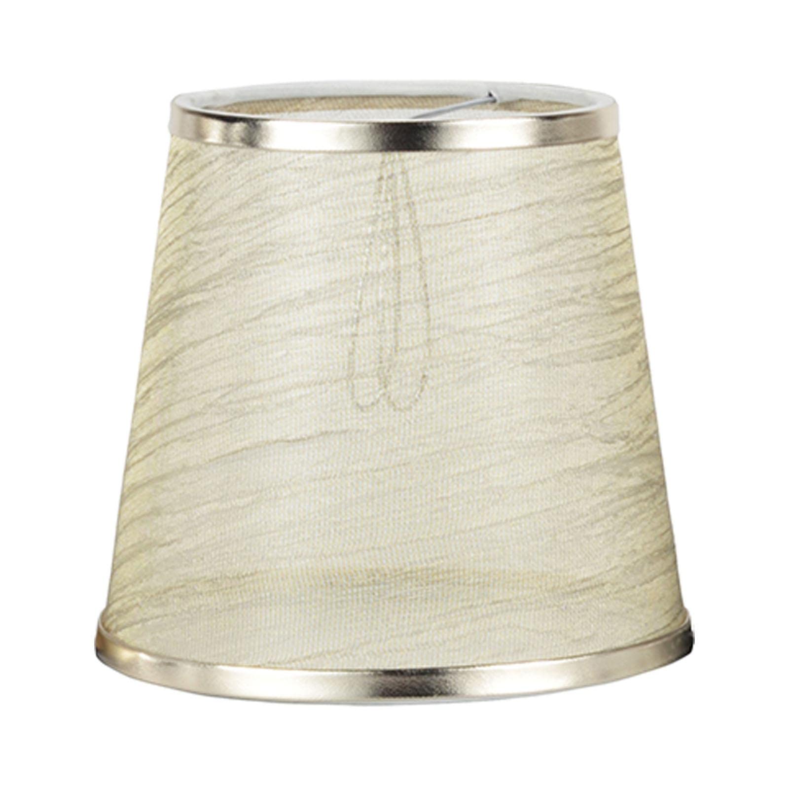 Lamp Shade Decorative Cloth Lampshade for Parties Decoration Bedside Light Gold-image-26