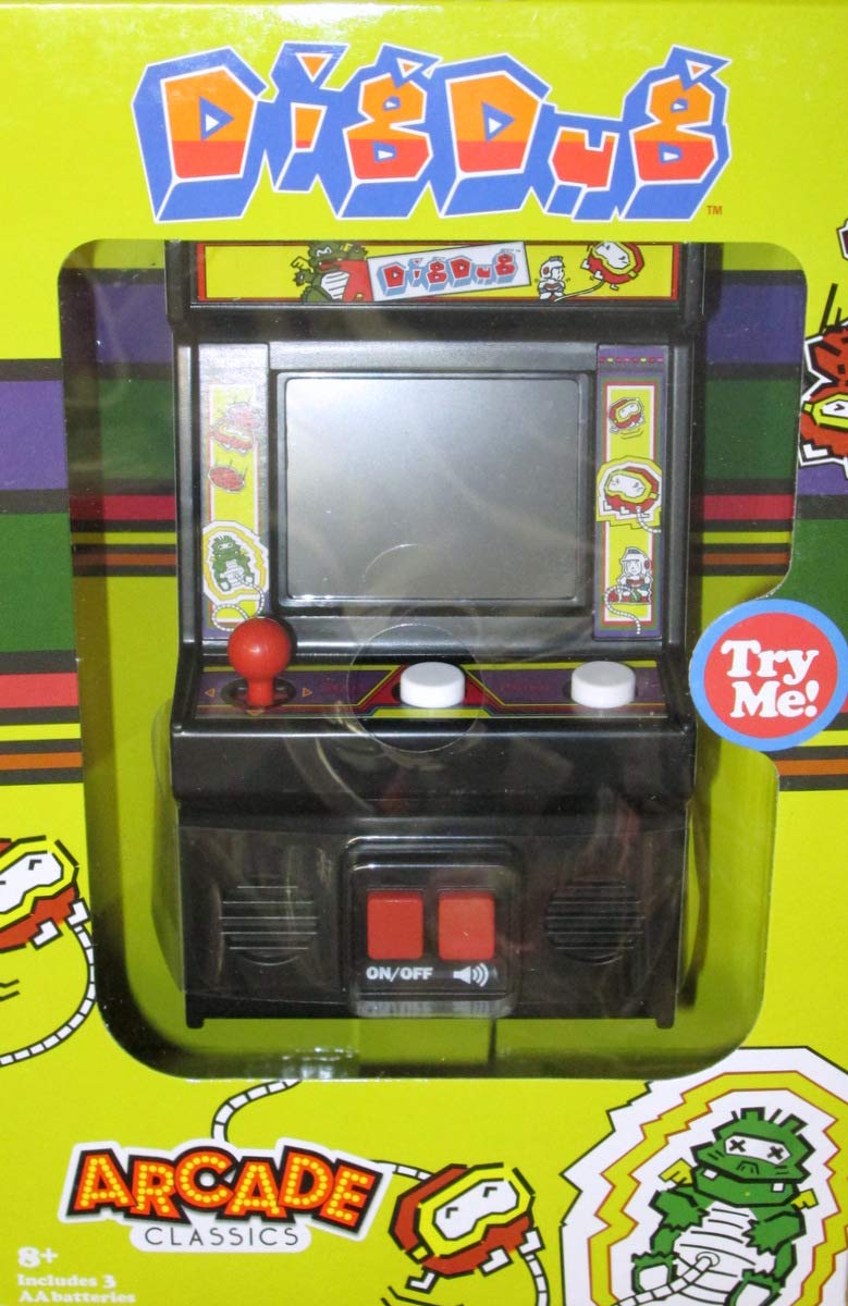 Amazon.co.jp: DigDug Mini Arcade Game - Basic Fun Arcade