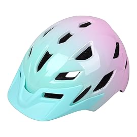 Kids Bike Helmet,Bavilk Kids Boys Girls Bike Helmets with LED Light Detachable Visor Children Youth Teen Multi-Sport for Skating Cycling Scooter Skateboard Adjustable & Lightweight 19.7-22.4