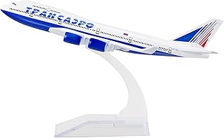 24-Hours The Russia B747 Alloy Metal Model Aircraft Child Birthday Gift Plane Models Chiristmas Gift 1:400
