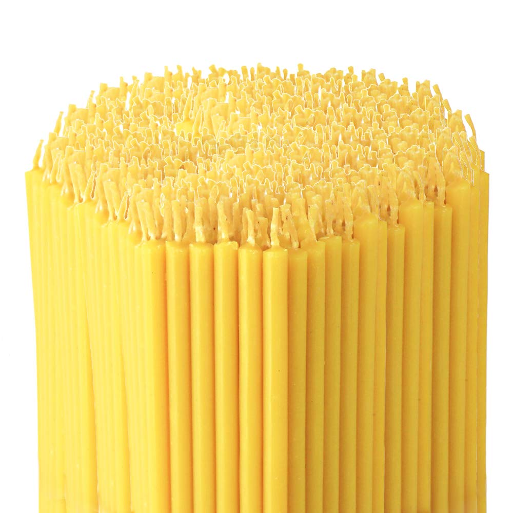 NKlaus - Candele d'altare rituali con cera senza gocciolamento - lunghezza 14cm - 3890g (ca. 1200 pz.) 36269