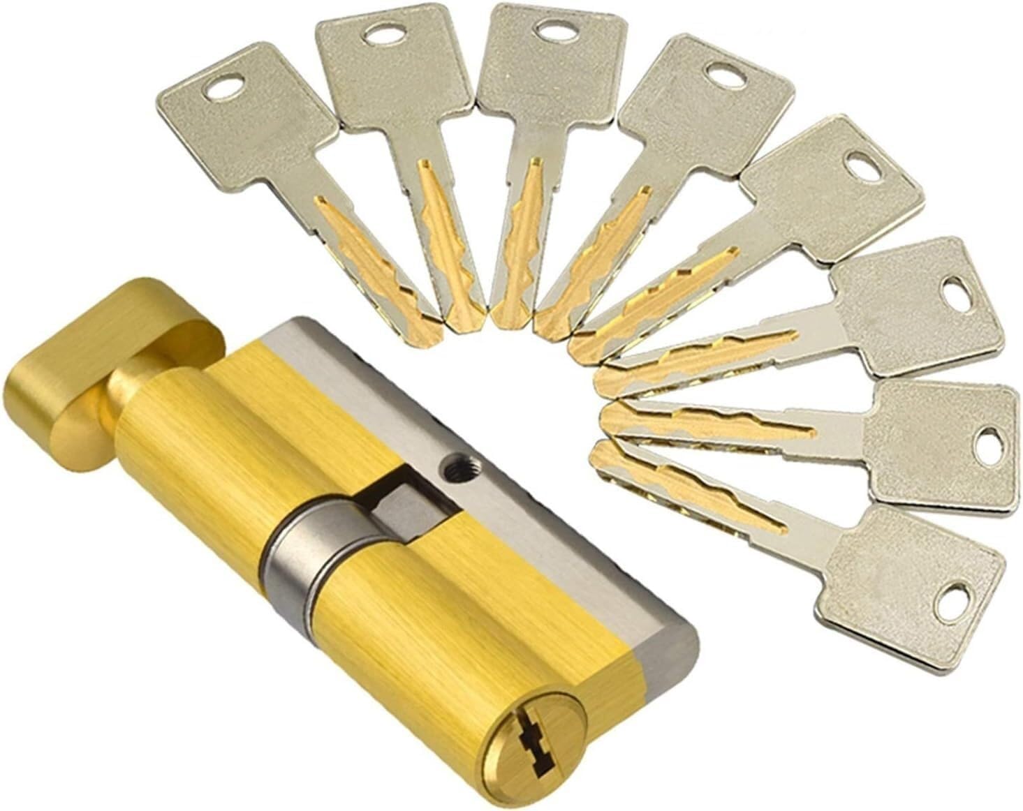 ユーロシリンダーロック、ドアロックシリンダー、ロックコアシングルオープン70/75/80/105/110mmヒットドアロックシリンダ