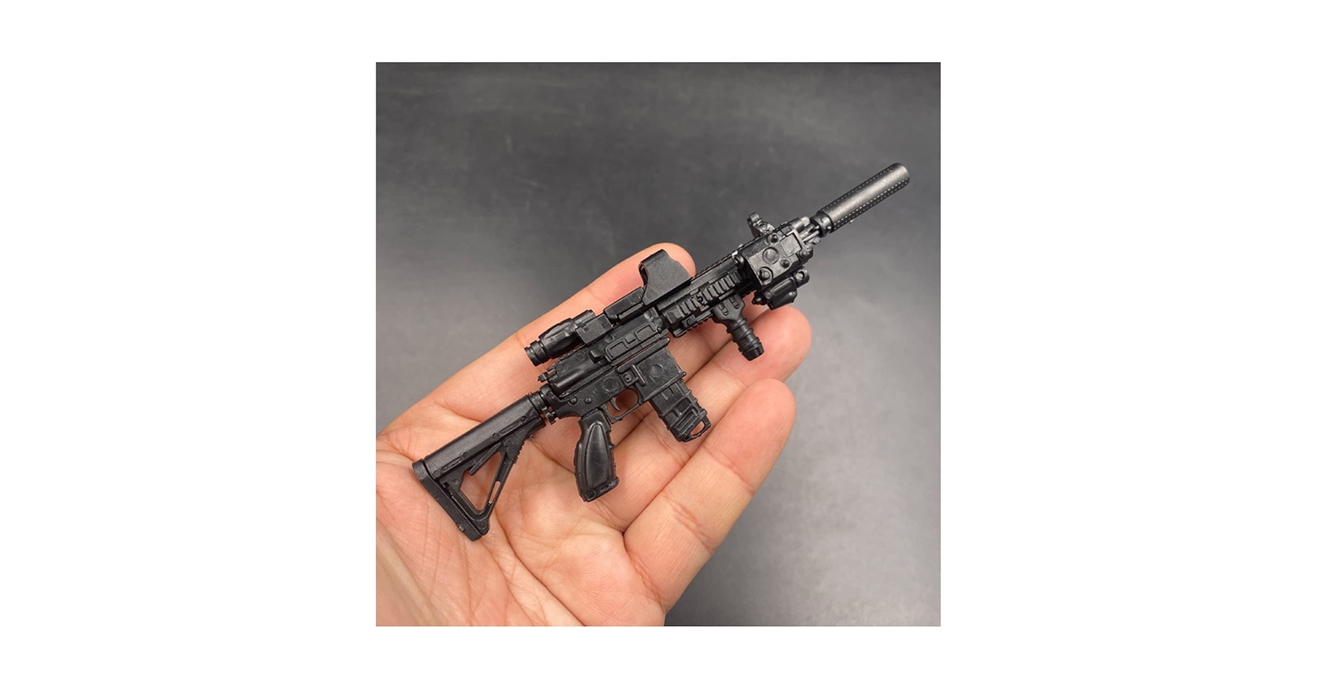 1/6 HK 416D　アサルトライフル　フィギュア用です！ Amazon.co.jp: 1/6 ミニチュアHK416 アサルトライフル : おもちゃ